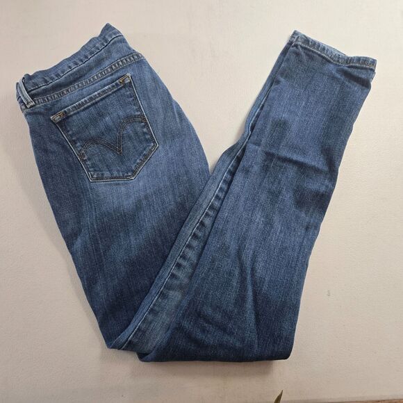 Levi's 421 Jeans Juniors - Women's 9 / 29 Blue Medium Wash Skinny Natural Fade - Picture 11 of 16